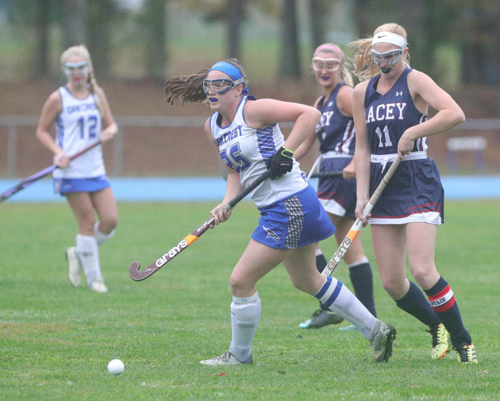 Lacey vs Oakcrest Field Hockey game